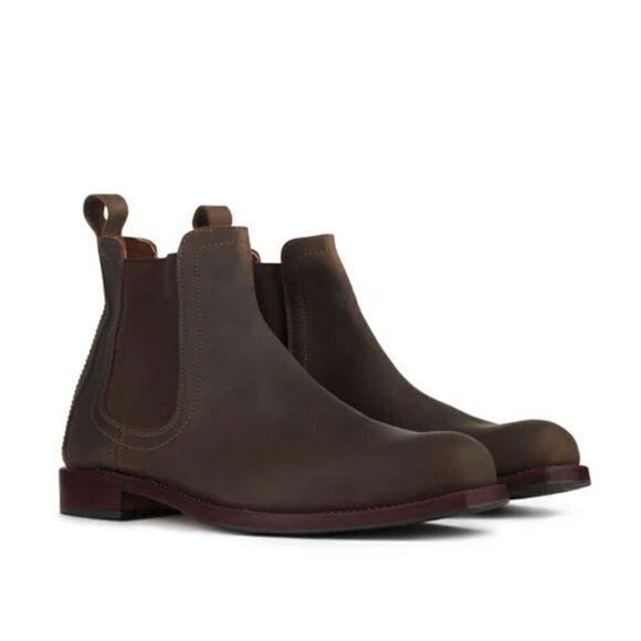Adelante Men’s Made-To-Order The Mendoza Mahogany Buttery Full Grain Leather Che main image 15